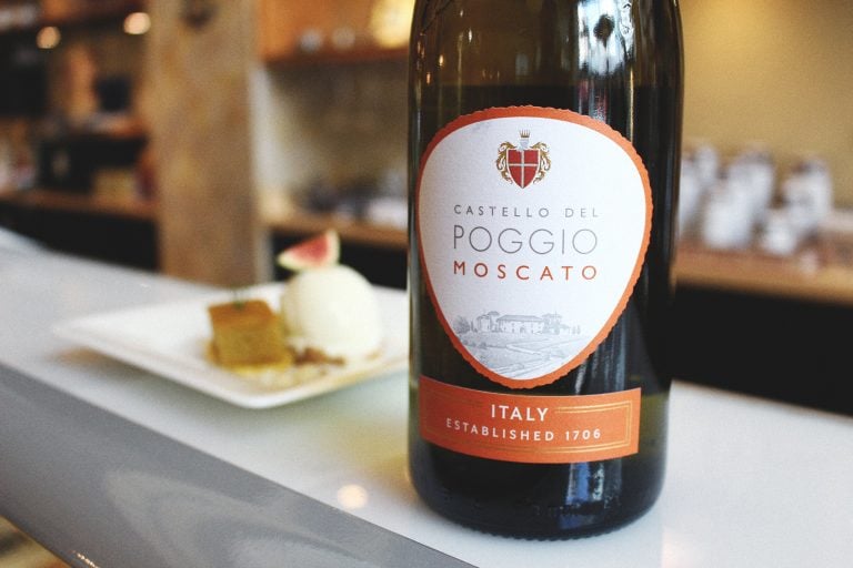 wine paired with dessert