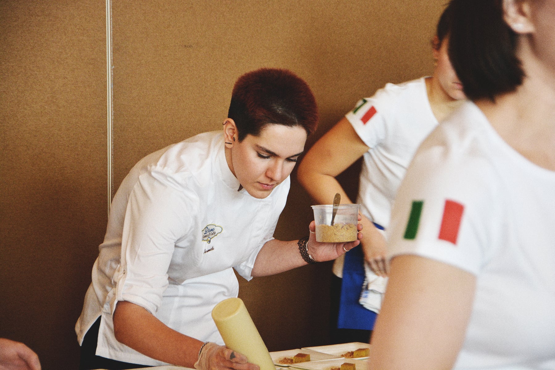 d'oro gelato booth at 2020 vancouver wine festival