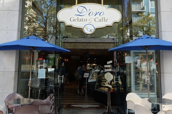 d'oro gelato e caffè on robson street