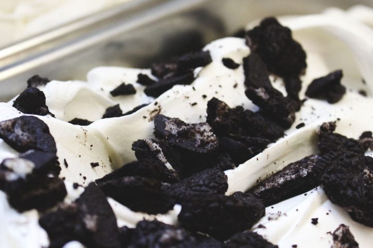 cookie and cream gelato