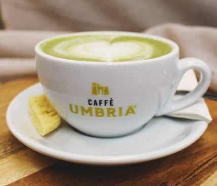 matcha latte by d'oro gelato e caffè