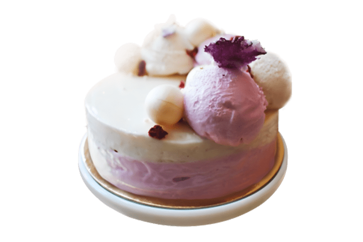 Menu d'oro gelato cake